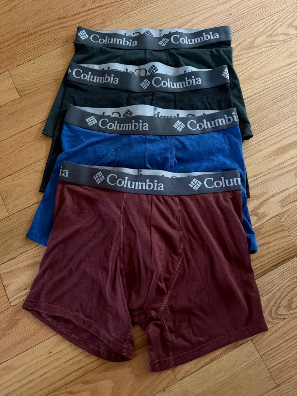 Columbia jersey knit men’s boxer briefs M